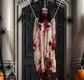 Oversized Hanging Zombie Woman Decoration