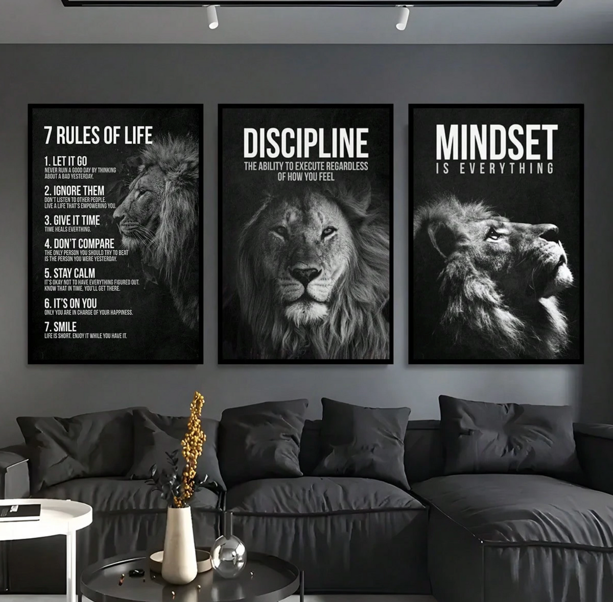 Animals Lion King Canvas