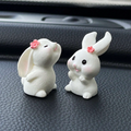 Cute Miniature Bunny Car Decoration