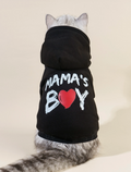 PETSIN 1pc Letter Graphic Pet Hoodie