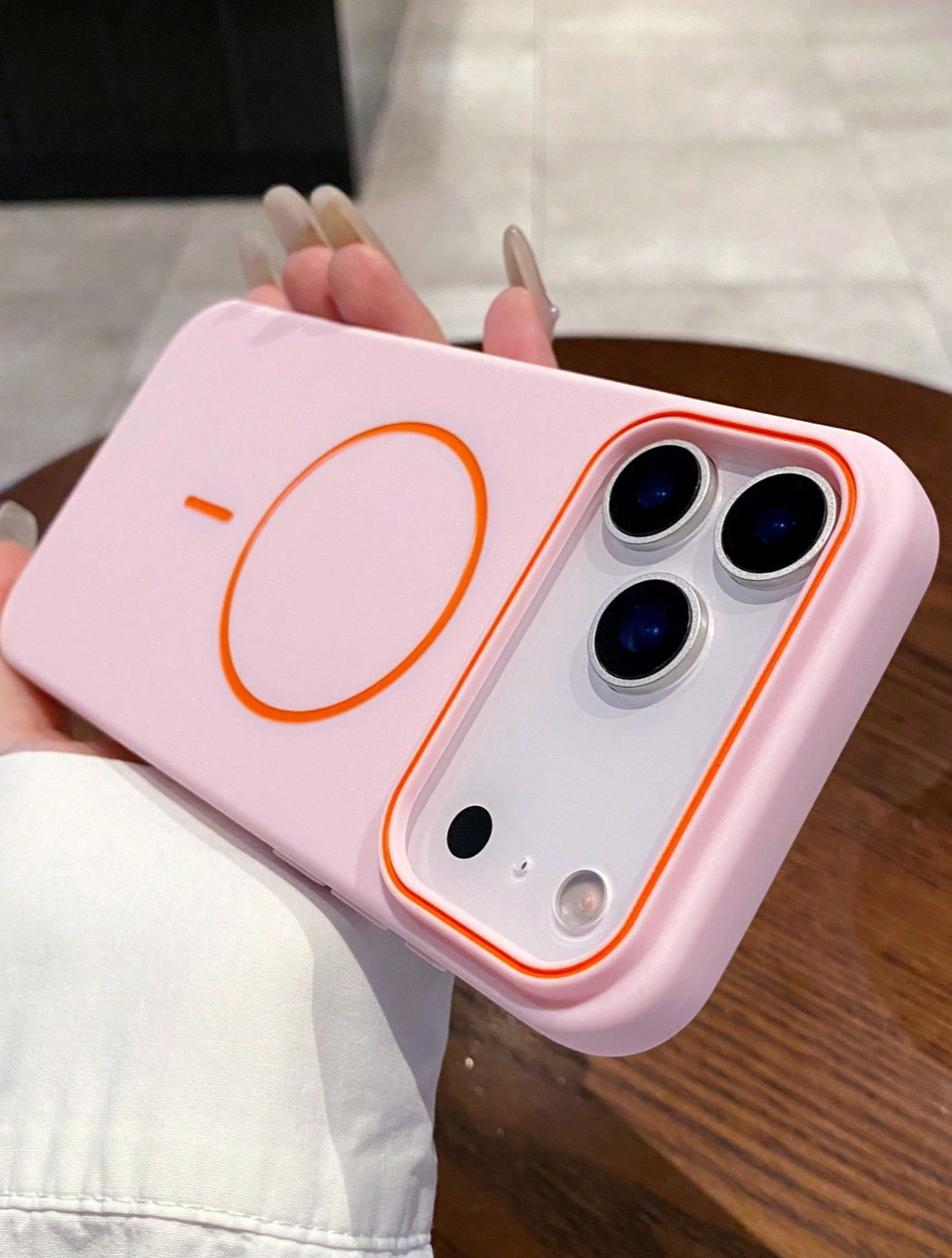 Matte Skin Feel Wireless Charge Magnetic Phone Case Compatible With Iphone