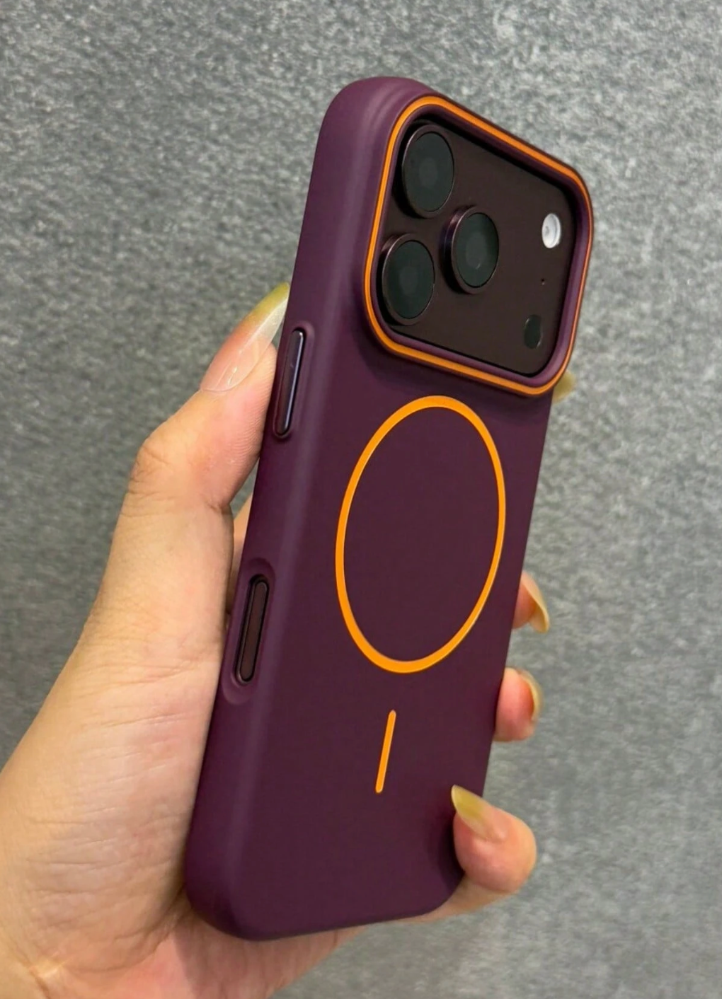 Matte Skin Feel Wireless Charge Magnetic Phone Case Compatible With Iphone