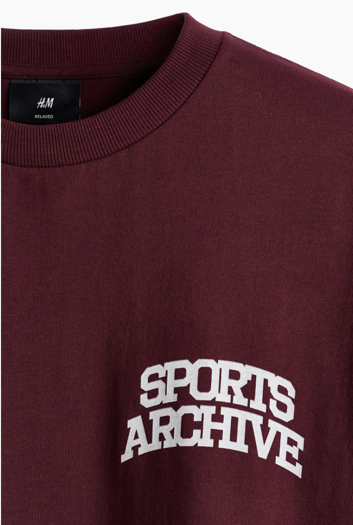 Relaxed-Fit Printed Cotton T-Shirt