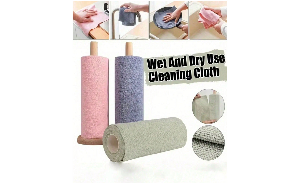 Reusable Super Absorbent Microfibre Cleaning Cloths