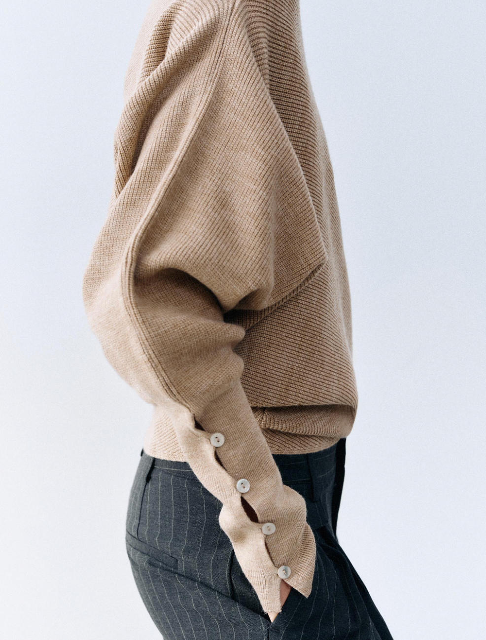 Asymmetric Knit Jumper