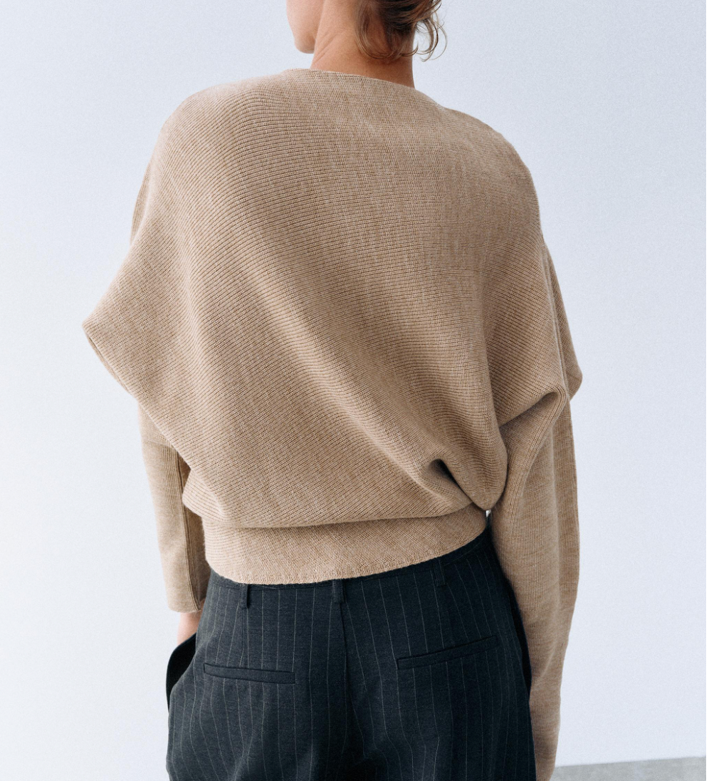 Asymmetric Knit Jumper