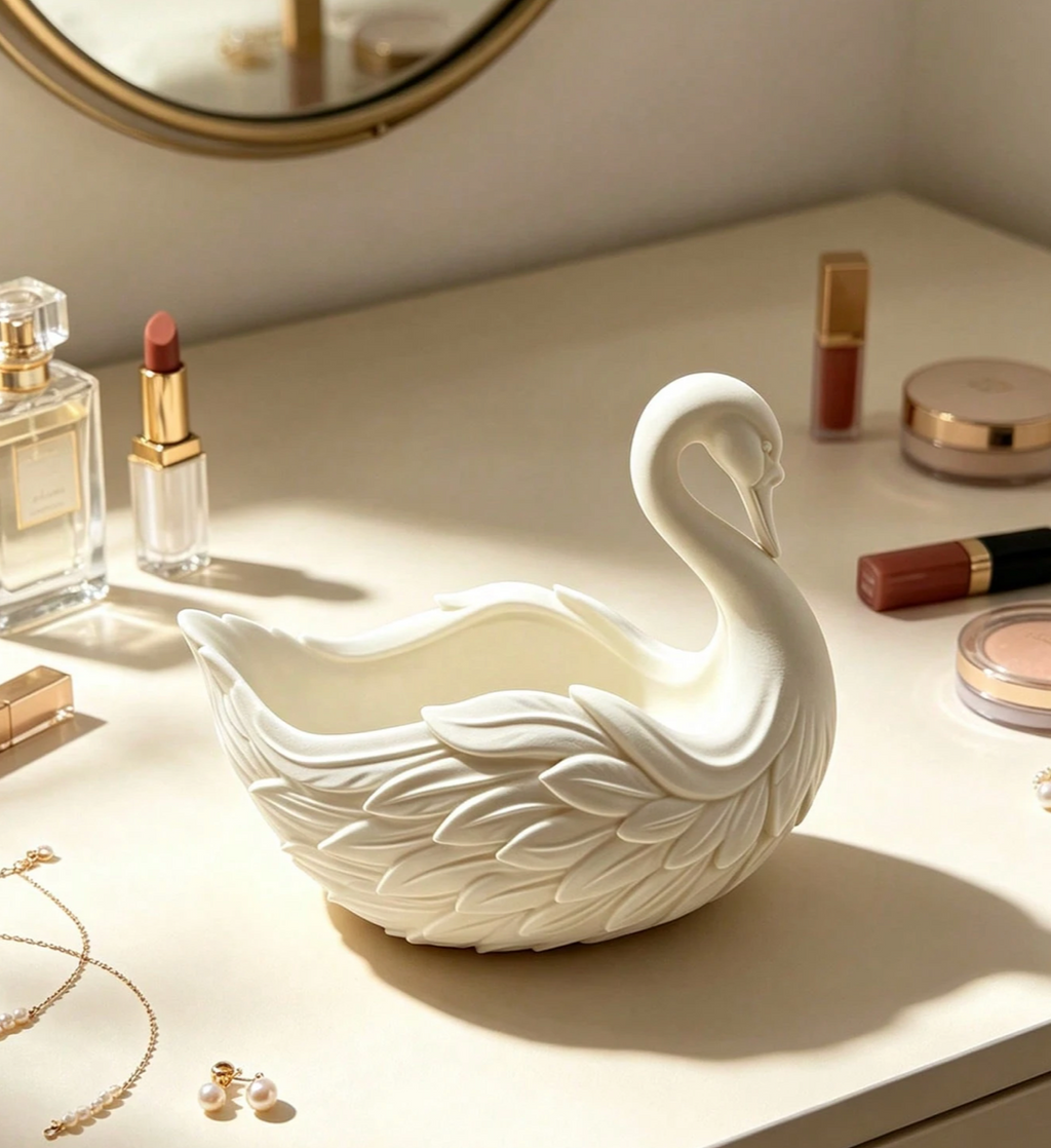 Swan-Shaped Jewelry Tray
