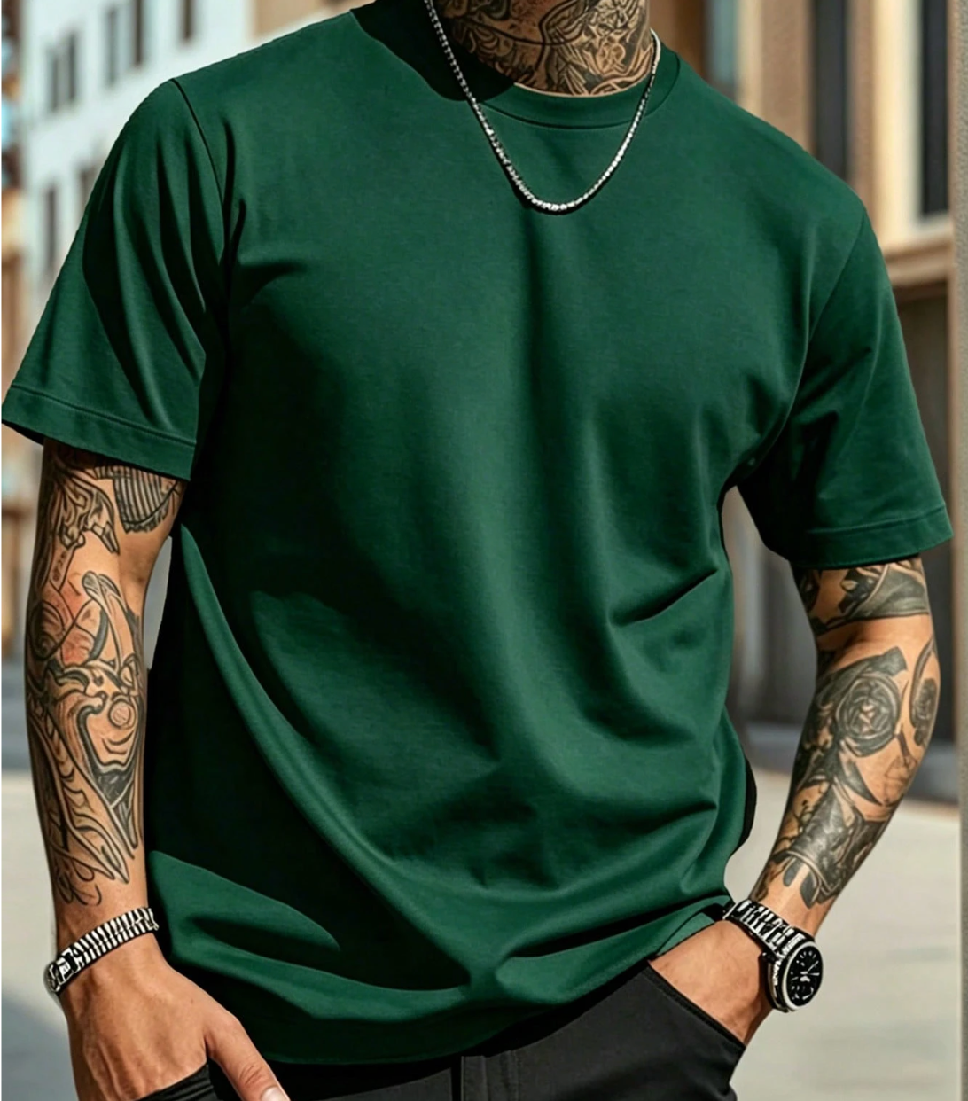 Casual Solid Color Short Sleeve T-Shirt