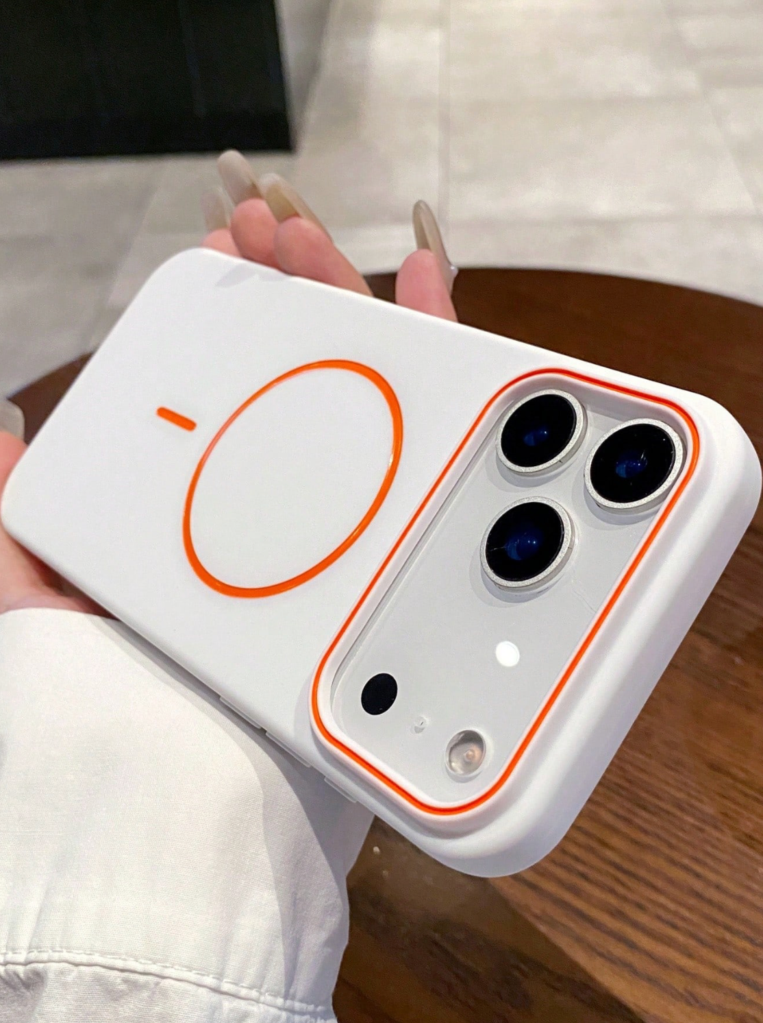 Matte Skin Feel Wireless Charge Magnetic Phone Case Compatible With Iphone