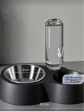 2-In-1 Stainless Steel Pet Food & Water Bowl
