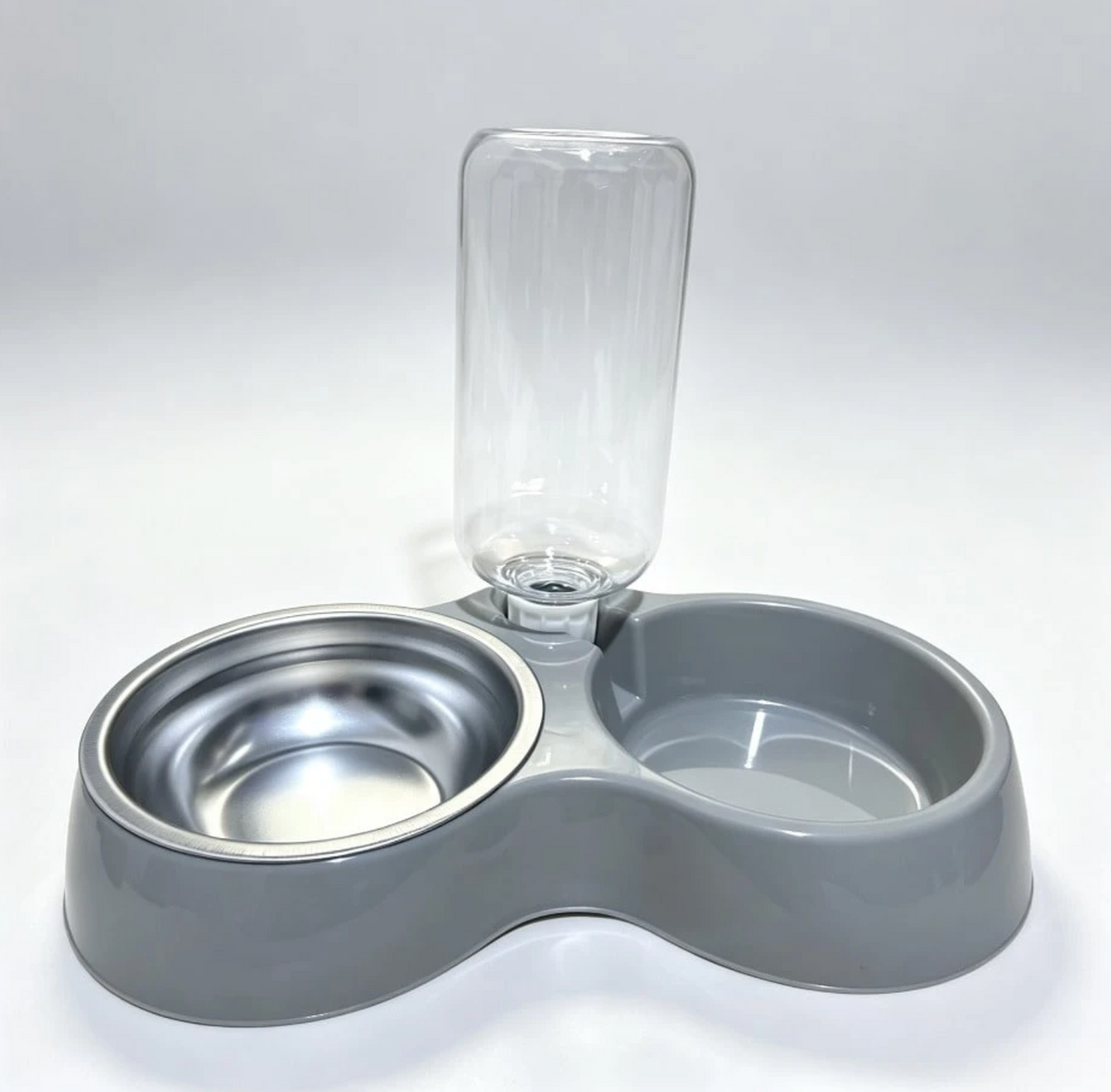 2-In-1 Stainless Steel Pet Food & Water Bowl