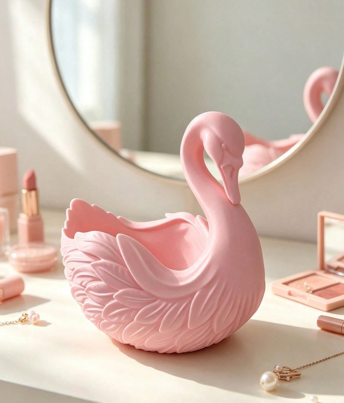 Swan-Shaped Jewelry Tray
