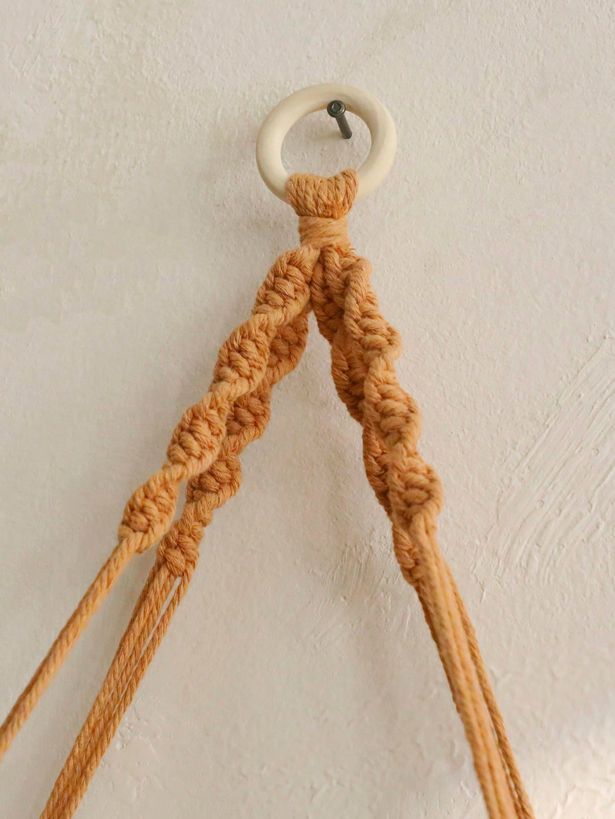 Handmade Woven Leaf Wall Hanging Shelf