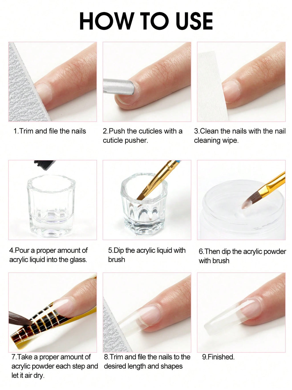 Acrylic Powder Set